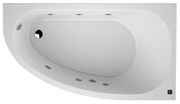 Vasca idromassaggio angolare Tripoli T confort 160 x 90 cm 6 bocchette SANYCCES