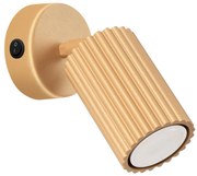 Sollux SL.1560 - Faretto da parete KARBON 1xGU10/10W/230V oro