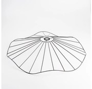 Paralume universale CURITIBA Ø 80 cm nero
