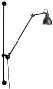 Lampe Gras - 214 Applique da Parete Round Nero/Nero/Rame Lampe Gras