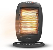 Tuck Stufa Alogena 1200W – 3 Elementi e Oscillazione Automatica