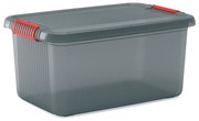 Scatola con coperchio grigia in plastica 59x39x28 cm K Latch Box – KIS