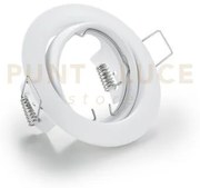 Jura faretto da incasso rotondo orientabile bianco d. 8,3cm attacco...