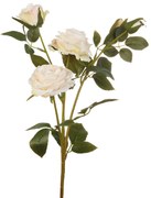 L'ocanera fiori decorativi Rose bianche h 65 set 4 pezzi