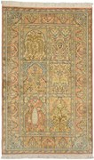 Cashmere Silk Tappeto 150 x 100 Beige (Indian) Annodato A Mano