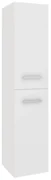Colonna per mobile bagno Perla SENSEA 2 ante P 36.5 x L 35 x H 160 cm bianco laccato truciolare