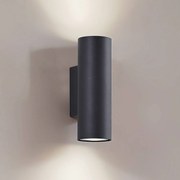 Applique da parete Joffrey Lindby, dimmerabile, Nero, Soggiorno / Sala da pranzo, Alluminio, Moderno, Applique