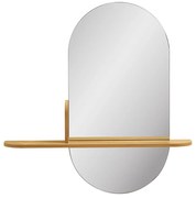 Specchio da parete con ripiano 92x94,5 cm Barco – House Nordic