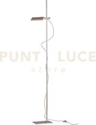 Piantana led book oro 18w 1820lm 3000k 25x16x182cm orientabile