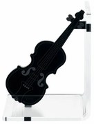 VESTA Reggilibro di design Musica - Violino-  in 2 varianti NERO