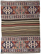 Kilim Tappeto 100 x 140 (Iran) Tessuto A Mano