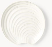 Set di 4 piatti a forma di conchiglia in porcellana Andrina