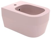 Bidet sospeso tutto evo rosa lucido OLYMPIA CERAMICA