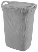 Cesto portabiancheria in plastica 57 l Knit - Curver