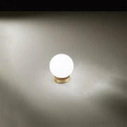 Lampada Da Scrivania In Metallo Contemporanea Maga Oro 1 Luce E14 Grande