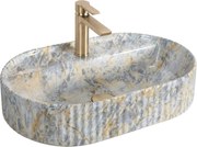Lavabo da appoggio Rea Marcela 60 Ruststone