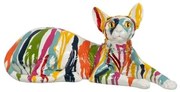 Statua Decorativa Gatto 33,5 x 15,5 x 15 cm