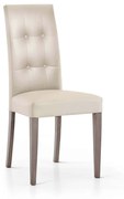 JACQUELYN - sedia moderna ecopelle con 4 bottoni