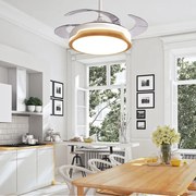 Ventilatore da soffitto Yang bianco , D. 107 cm SULION