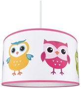 Lampadario a sospensione per bambini OWLS 1xE27/60W/230V