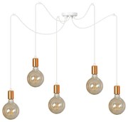 Lampadario a Sospensione SPARK 5 Colore del corpo Bianco