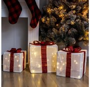 Brilagi - Set da 3 decorazioni natalizie LED per esterni LED/2,6W/3xAA IP44 idee regalo