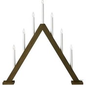 Markslöjd 706227 - Candelabro natalizio ARIELE 7xE10/3W/230V legno/bianco