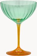 Set di 2 coppe da champagne Jazzy Arancia