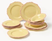 Servizio di piatti Crumble, 4 persone, 12 pz