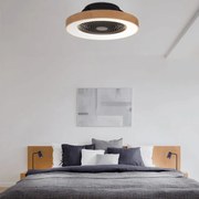 Ventilatore da soffitto Tibet nero , D. 65 cm MANTRA
