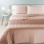 Copriletto Trapuntato in Cotone Sweet Roses Singolo Caleffi
