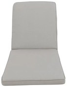 Cuscino per lettino in poliestere RESEAT beige 190 x 65 x Sp 5 cm