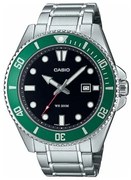 Orologio Uomo Casio MDV-107D-3AVEF Nero Argentato (Ø 46 mm)