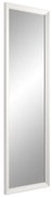 Specchio da parete con cornice bianca ienne, 47 x 147 cm Paris - Styler