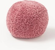 Cuscino decorativo rotondo in teddy Dotty