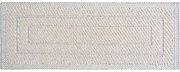 Passatoia per scale color crema in cotone set da 16 pz 25x65 cm Tablo Krem - Vitaus