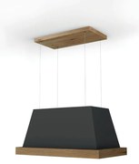 Cappa ad isola Thea EV8 DG A80 FABER nero L 80 cm