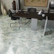 Piastrella da pavimento e rivestimento interno 60 x 60 cm Sp. 9 mm rettificato Venus Jade in gres porcellanato smaltato lucido verde traffico medio (pei 2/5) 1.44 mq
