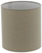 Eglo 32913 - Paralume universale TUNJA E27 diametro 15 cm taupe