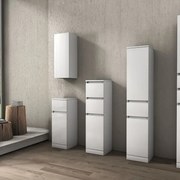 Armadietto bagno a terra Elise BADEN HAUS 1 cassetto 1 anta P 33.5 x L 30 x H 82 cm bianco