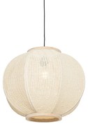 Lampada a sospensione orientale naturale 48 cm - Rob