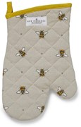 Guanti da cucina in cotone beige e giallo Bumble Bees - Cooksmart ®