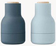 Set macina sale e pepe piccole con coperchio in legno di faggio Bottle Grinder 2 pz