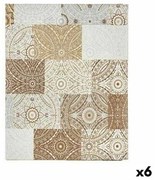 Tovaglia Tela Antimacchia Piastrella 140 x 180 cm Beige (6 Unità)