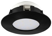 Faretto Ad Incasso Contemporaneo Pineda Policarbonato Nero Led Integrato 4,9W