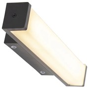 Applique da parete nera 32 cm IP44 - Cascada