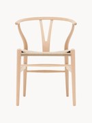 Sedia in legno con seduta intrecciata CH24 Wishbone Chair