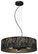 Lampadario su filo SATINO 3xE27/60W/230V oro