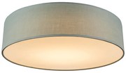 Lampada da soffitto verde 40 cm con LED - Drum LED