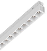 Supporto Lineare Binario Ego Alluminio Bianco Led 13W 3000K Luce Calda 1-10V